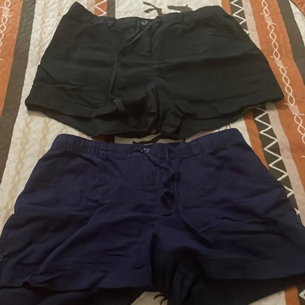 2 womens shorts